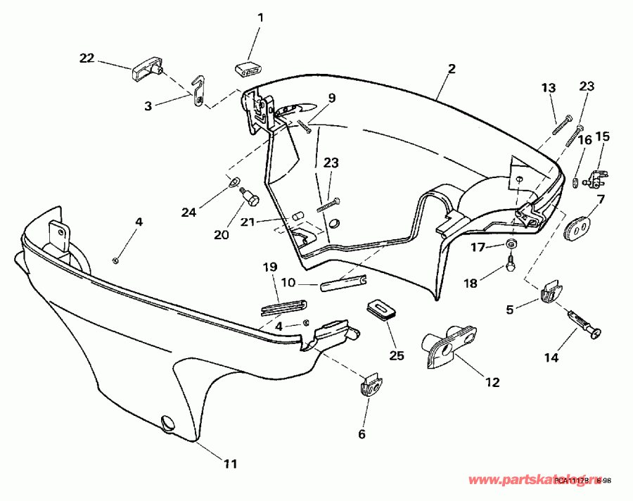 ��������� ������� BE10FAEUR 1997  - wer Engine Cover / wer ������ ��������� (�����)