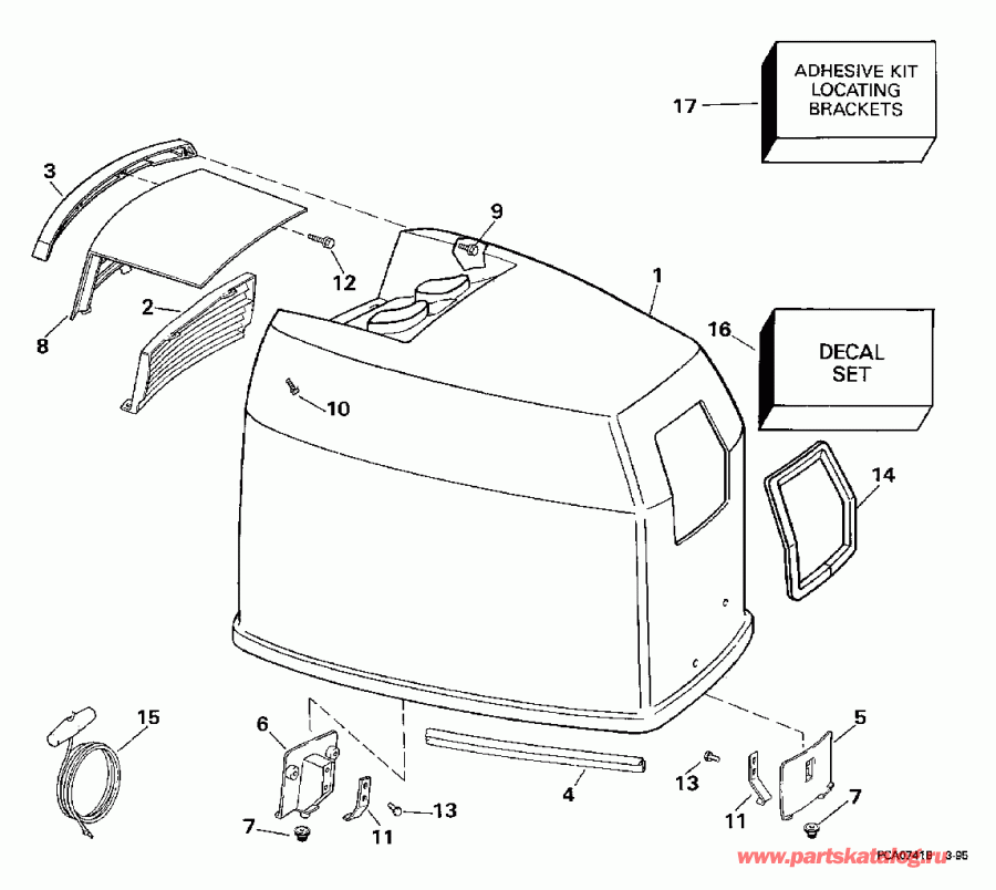 ��������� ��������� Evinrude BE150EXEUE 1997  - Evinrude - Evinrude