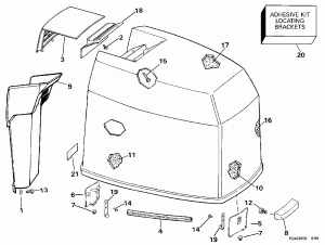 ������ ��������� (�����) - Evinrude (Engine Cover - Evinrude)