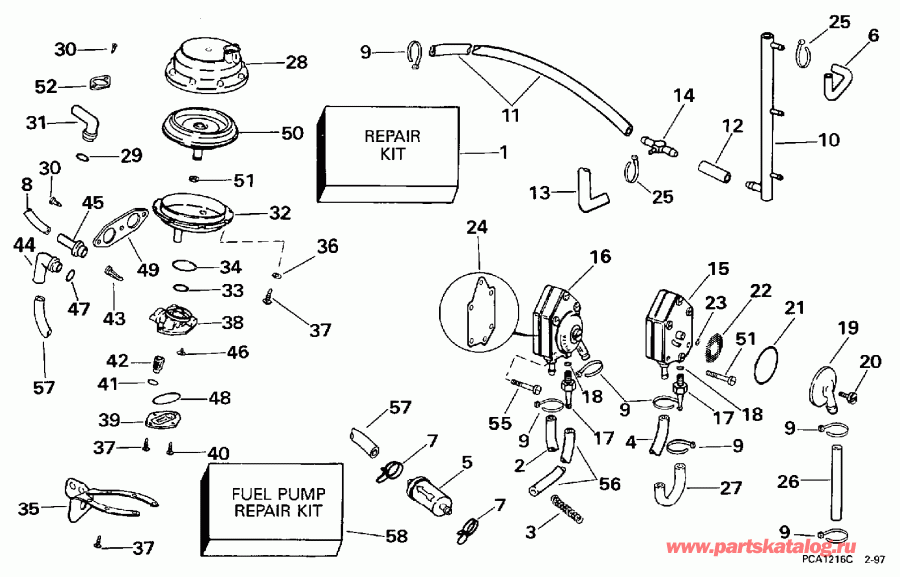  Evinrude BE35QLEUR 1997  - el System