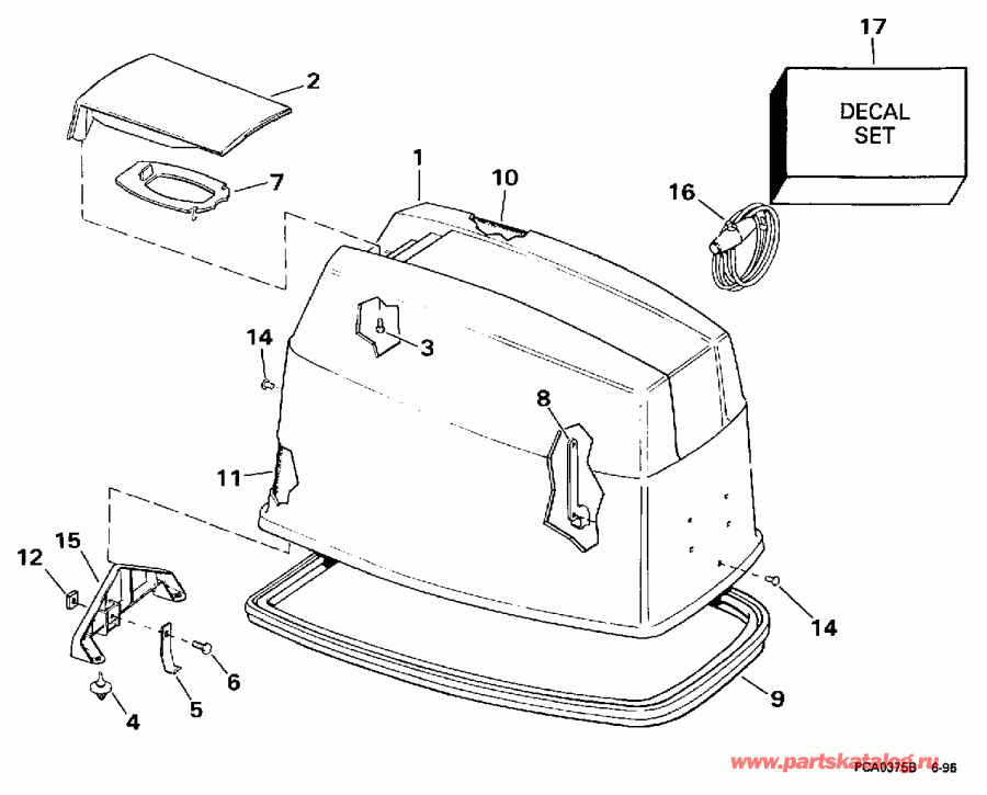 ��������� ����� Evinrude BE60TLEUA 1997  - Johnson