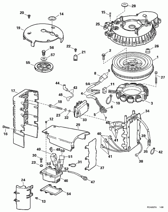 �������� ����� Evinrude E150EXEUC 1997  - nition System - nition System