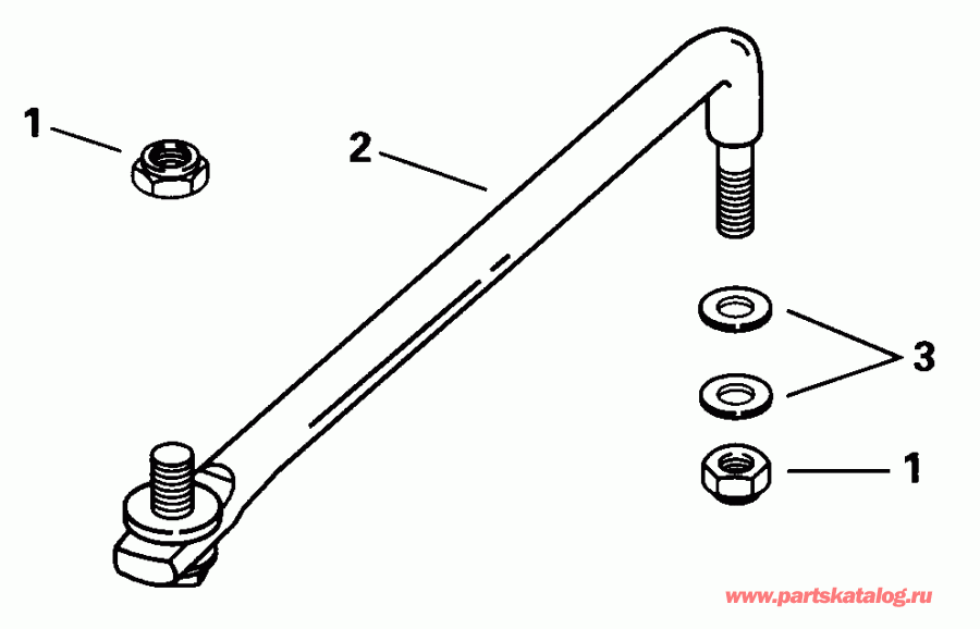 ��������� �������� ����� EVINRUDE E150ICXEUC 1997  - eering Link Kit - ee������ ����������� Kit