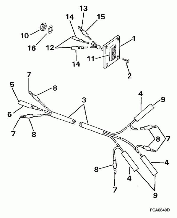 ��������� Evinrude E50TTLEUR 1997  - mote Tilt Switch Kit