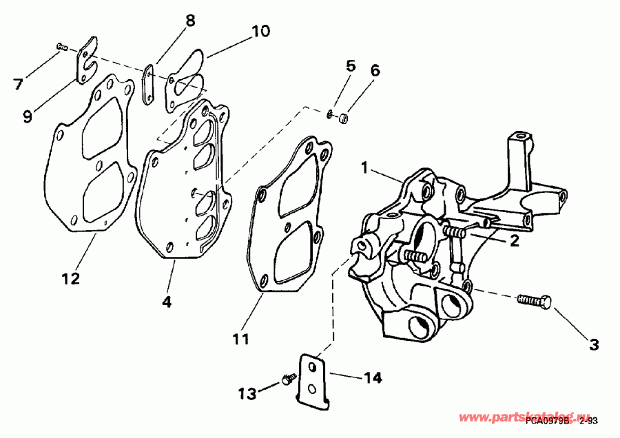 ��������� ����� ������� HE55WMLZ 1997  - rottle Linkage - rottle ��������� ��������