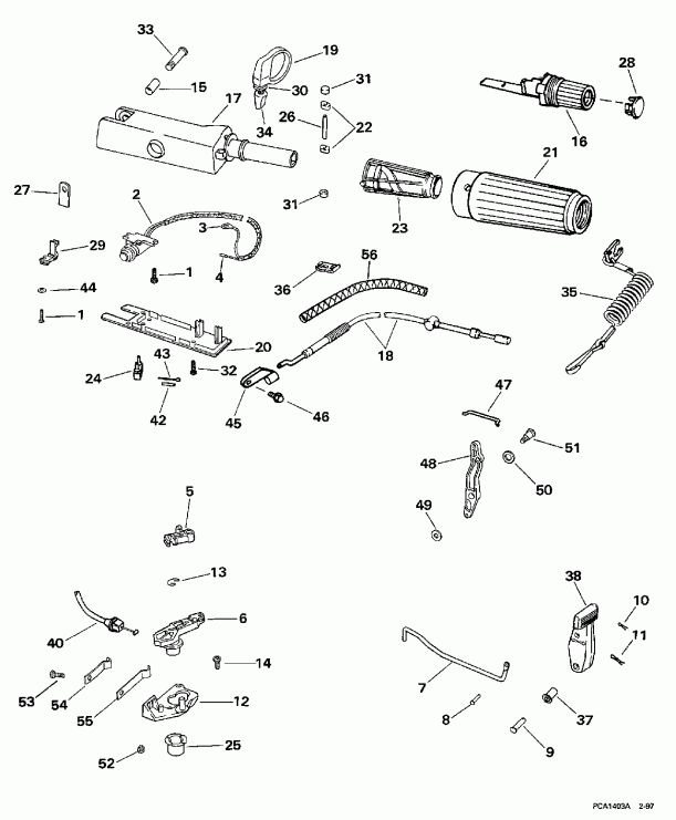 ����� Evinrude HE5FREUR 1997  - ee������ Handle