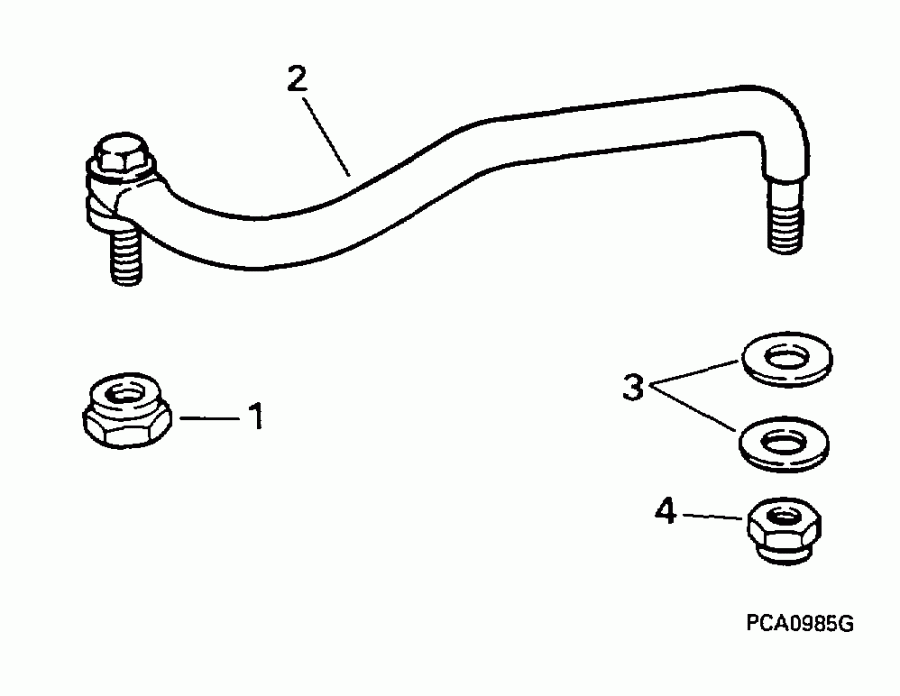��������� EVINRUDE HE8FREUR 1997  - eering Link Kit / ee������ ����������� Kit