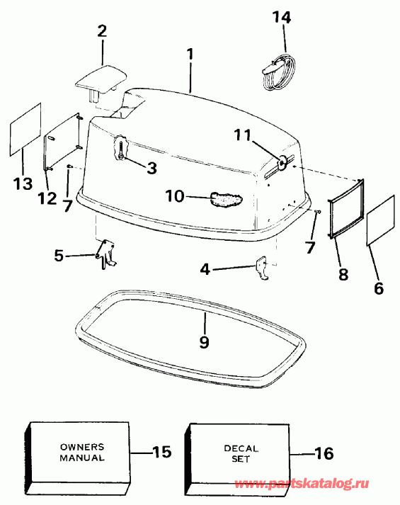 �������� ����� Evinrude SE3ROEUD 1997  - coil Starter Assembly - coil ������� Assembly
