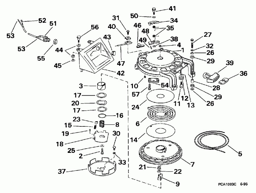��������� ��������� EVINRUDE BE25ARLECA 1998  - wind Starter