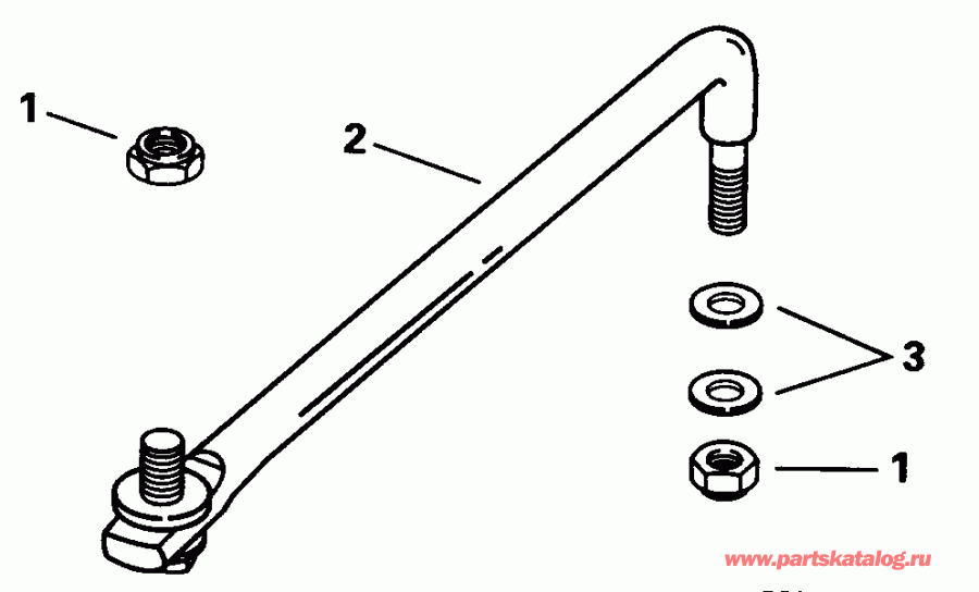 ��������� EVINRUDE E115SXECM 1998  - eering Link Kit - ee������ ����������� Kit