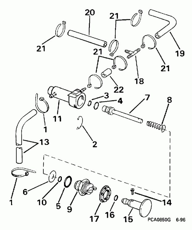  Evinrude E25TEECB 1998  - imer System - imer System