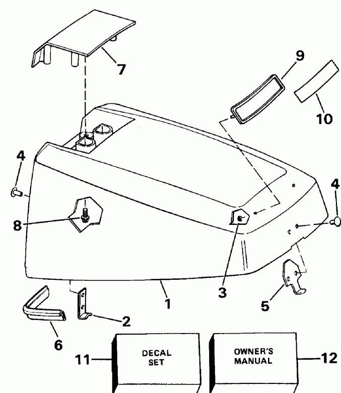  ������� E40TTLECR 1998  -  Johnson -- Electric Start Only