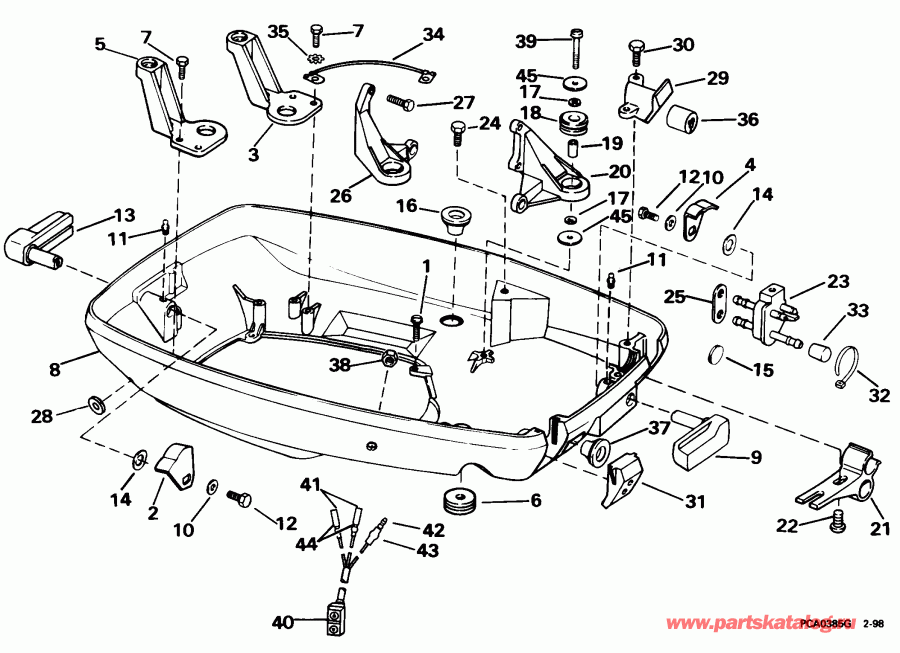 �������� ��������� ����� ������� E60TTLECM 1998  - wer Engine Cover / wer ������ ��������� (�����)