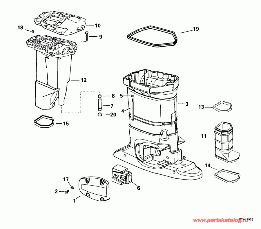  ������� E115FPXEEN 1999  - haust ������ / haust Housing
