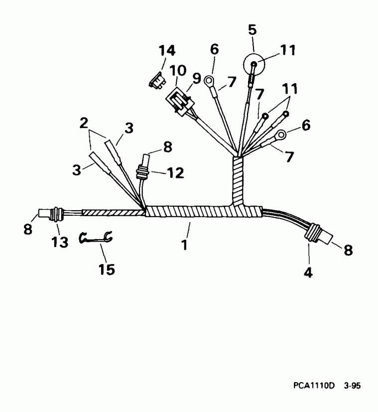 ��������� ��������� EVINRUDE E15EL4EEB 1999  - Te Models /  Te Models