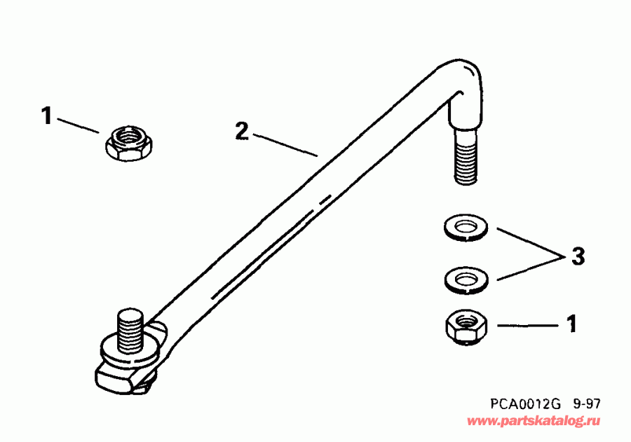 ��������� �������� ����� Evinrude E200FPLEES 1999  - ee������ ����������� Kit / eering Link Kit