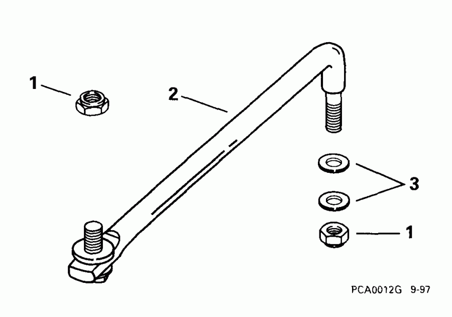 ��������� Evinrude E225FPLEEO 1999  - eering Link Kit