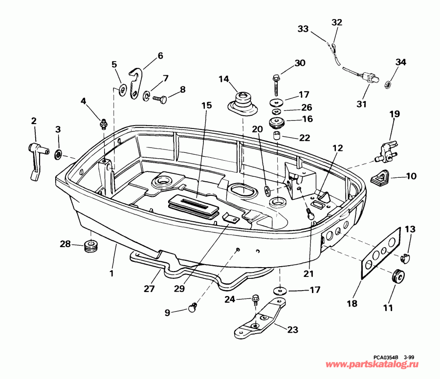 ��������� ����� ������� E25WREEN 1999  - wer Engine Cover