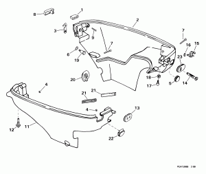 ������ ������ ��������� (Lower Engine Cover)