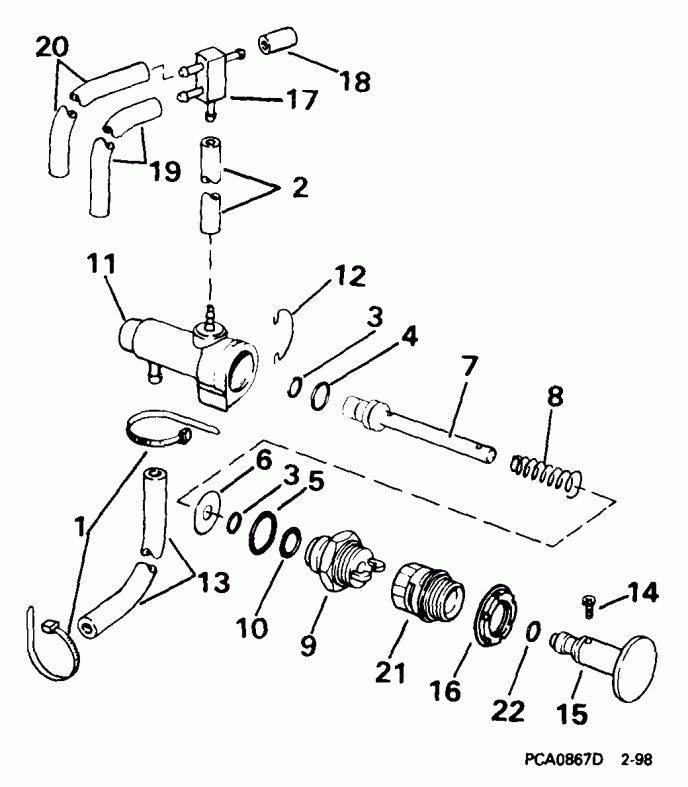 �������� ����� EVINRUDE E65WRLEES 1999  - nual Primer System - nual Primer System