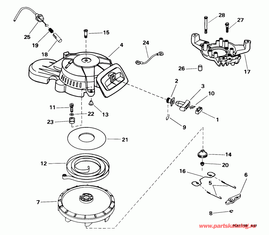 ��������� ��������� ������� E8R4EEM 1999  - wind Starter / wind �������