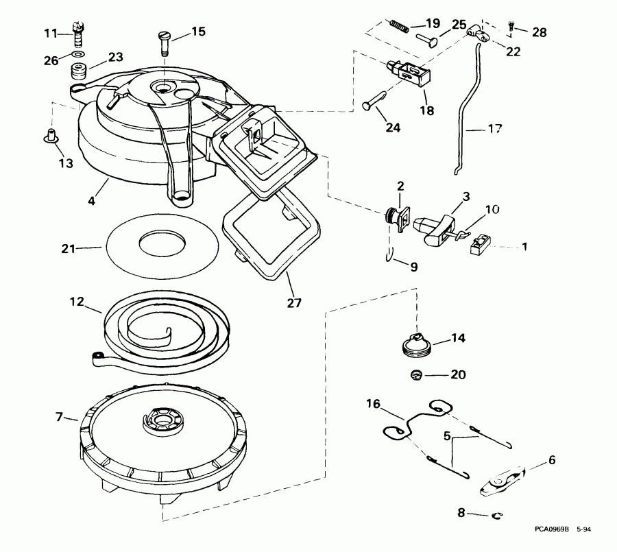 ����� Evinrude SE15BAEEM 1999  - wind ������� - wind Starter