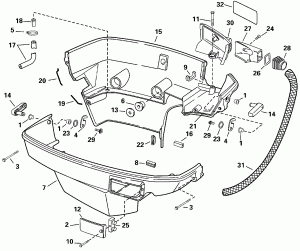 ������ ������ ��������� (Lower Engine Cover)