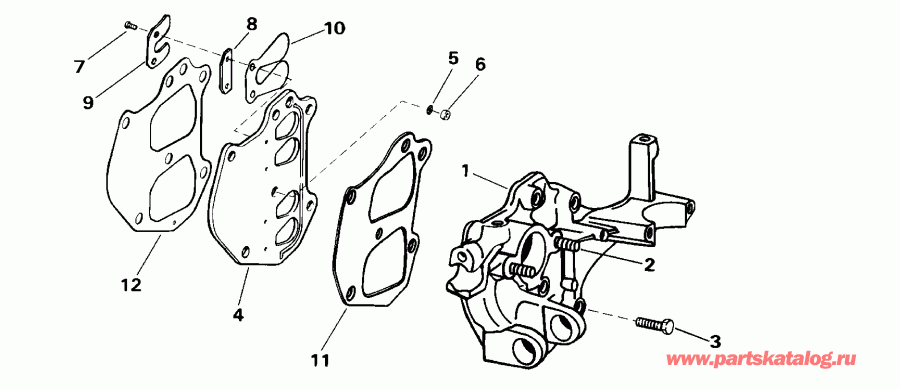  Evinrude E15WRLSSC Commercial, Rope Start, Tiller  - take ��������� / take Manifold