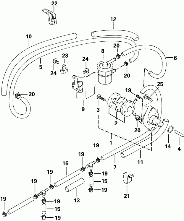  EVINRUDE E30R4SSS 4-Stroke, Rope Start, Tiller, 1  - el �����