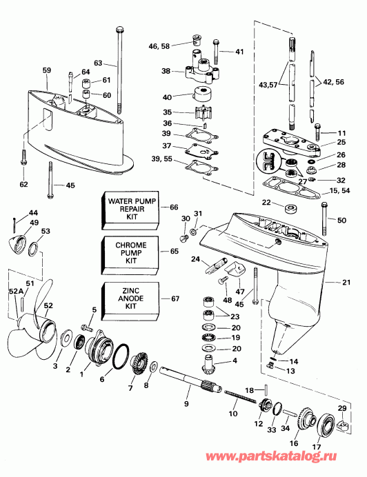 ��������� ������� E8WRLSSC Commercial, Rope Start, Tiller,  - arcase - arcase