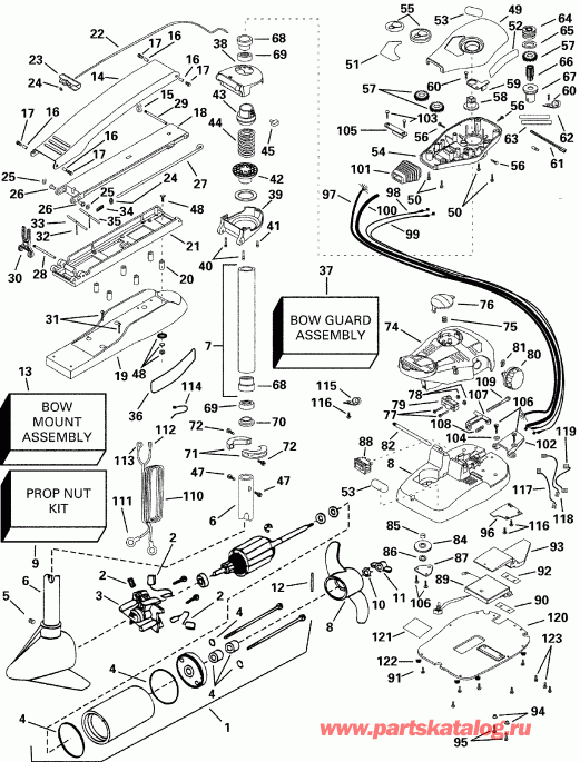 �������� ��������� ����� Evinrude P/N 773172 Intruder44FP 2000  - truder 44 Fp - truder 44 Fp