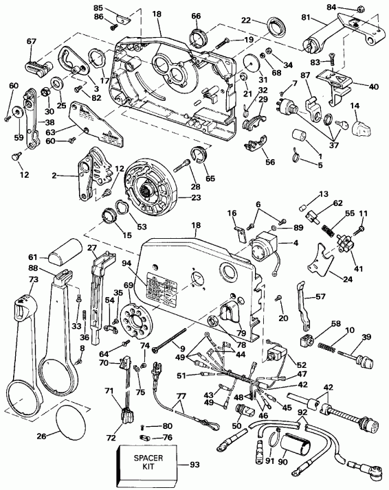��������� ��������� ������� E155WTLESM 1990  - mote Control - mote ����������