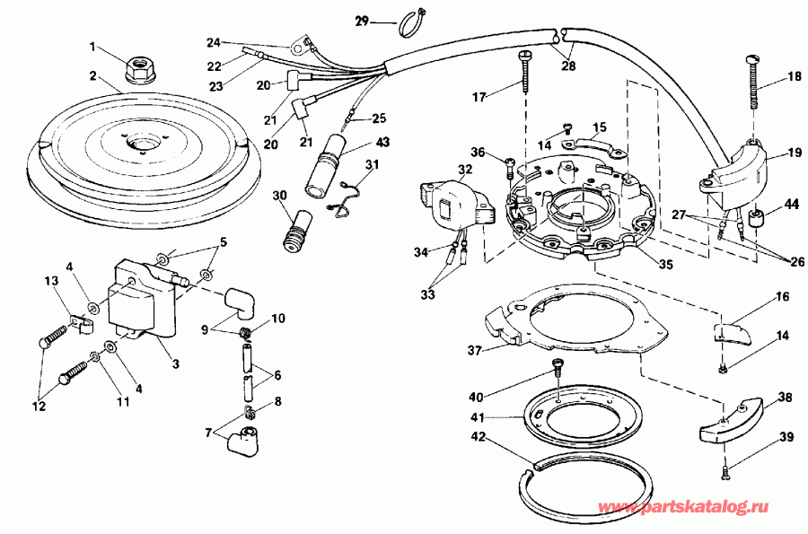 ����� Evinrude E30RESS 1990  - nition - nition