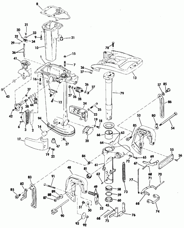  ������� E30TELESS 1990  - 20 & 25 Models Only / 20 & 25 Models Only