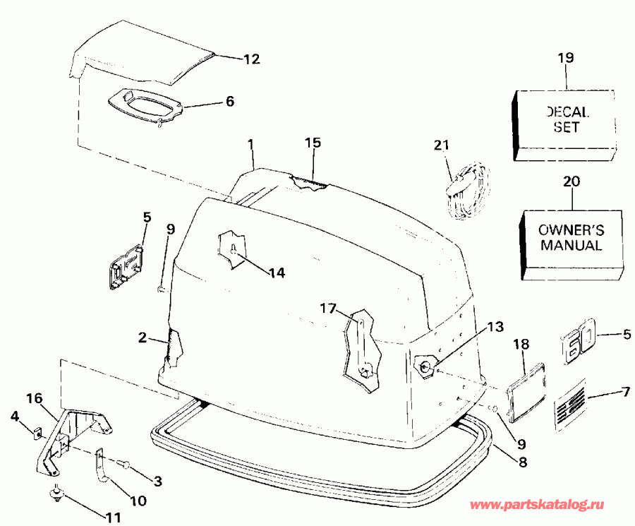 ��������� ����� Evinrude E60TTLESM 1990  - Evinrude - Evinrude