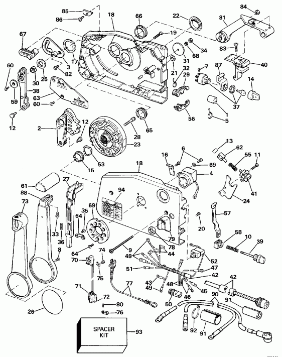 ��������� ������� E88MSLESA 1990  - mote ���������� / mote Control