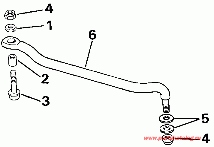 �������� ����� Evinrude TE50TLESF 1990  - eering Connector Kit - ee������ ��������� Kit