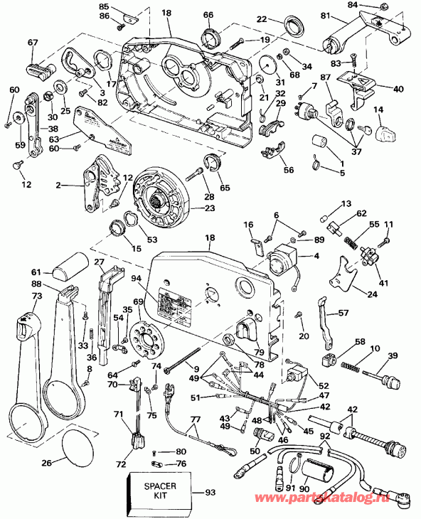 ��������� �������� ����� ������� VE150TXESB 1990  - mote Control