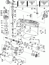 �������� - 140tx �������� Rotation (Gearcase - 140tx Standard Rotation)