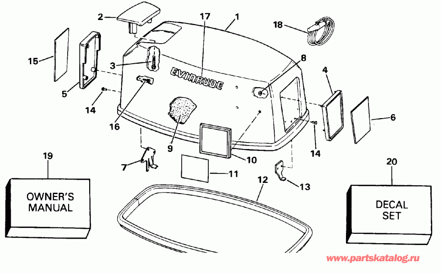 ����� EVINRUDE E30ELEIC 1991  - Evinrude