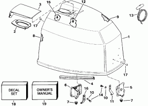 ������ ��������� (�����) - Johnson (Engine Cover - Johnson)
