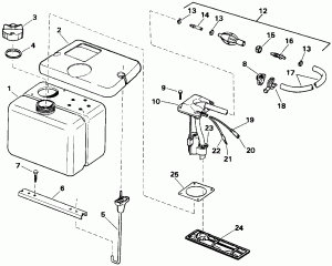 Vro2 �������� ��� Kit - 1.8 ������ (Vro2 Oil Tank Kit - 1.8 Gallon)