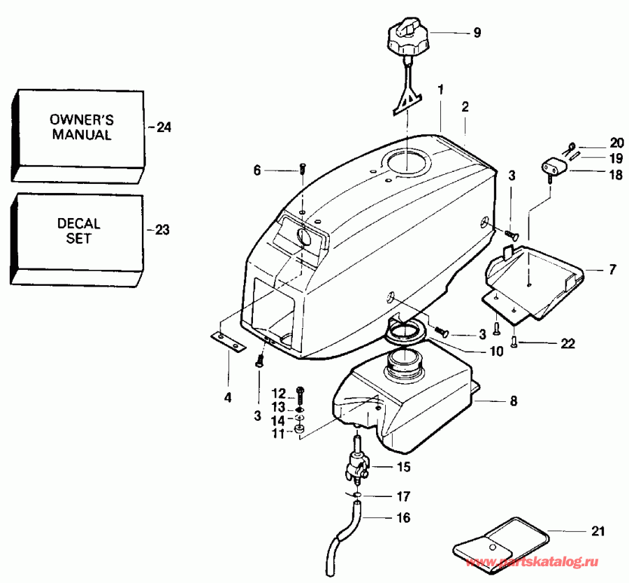��������� Evinrude HE3REIC 1991  - Johnson / Evinrude & ���������� ��������� ���