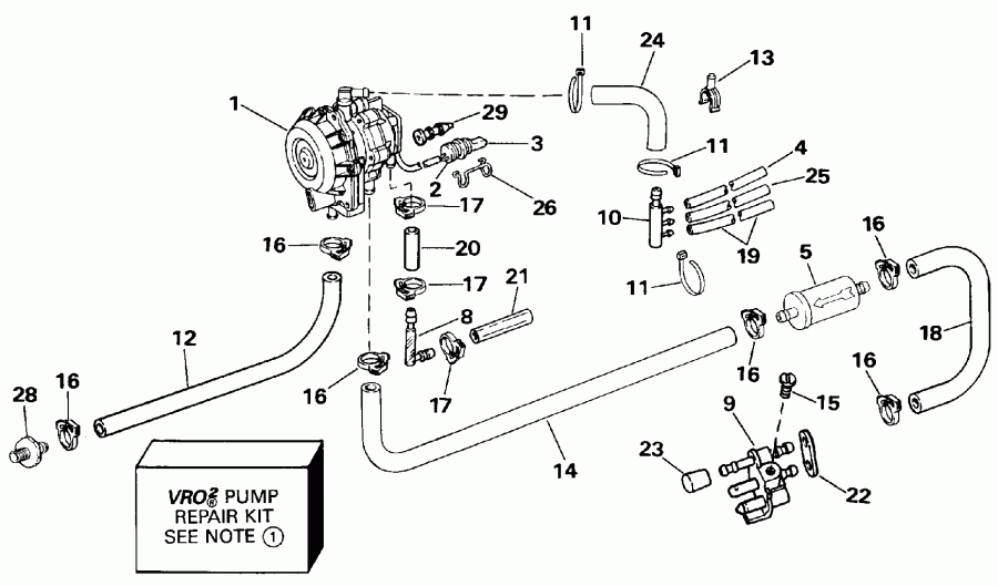 ��������� ����� EVINRUDE TE40ELEIA 1991  - o2 �����
