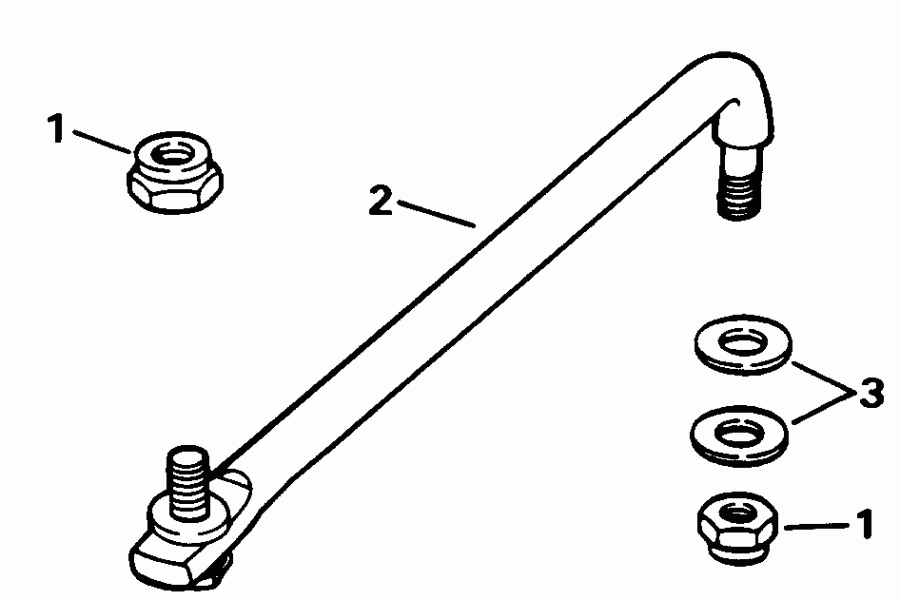 ��������� EVINRUDE E150GLENC 1992  - eering Link Kit / ee������ ����������� Kit
