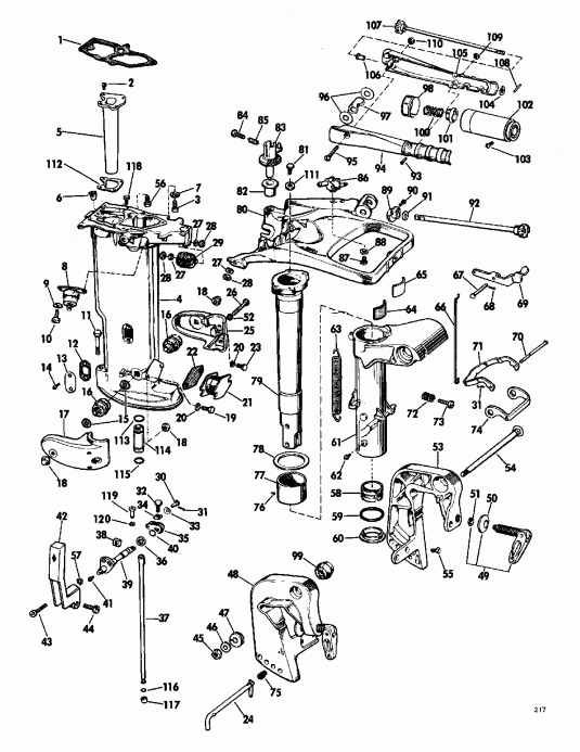 �������� ��������� ����� EVINRUDE E155WTLENE 1992  - take ��������� - take Manifold