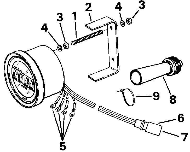 ��������� ����� EVINRUDE E250CXEND 1992  - ������ ��������� - �������� - �������� In / Flush Mount - Digital - Plug In
