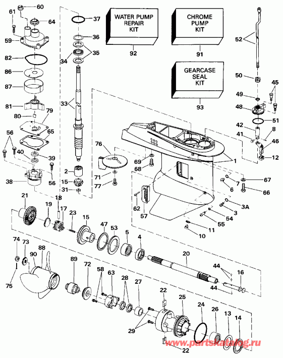 �������� ����� Evinrude E40TLENM 1992  - arcase - arcase