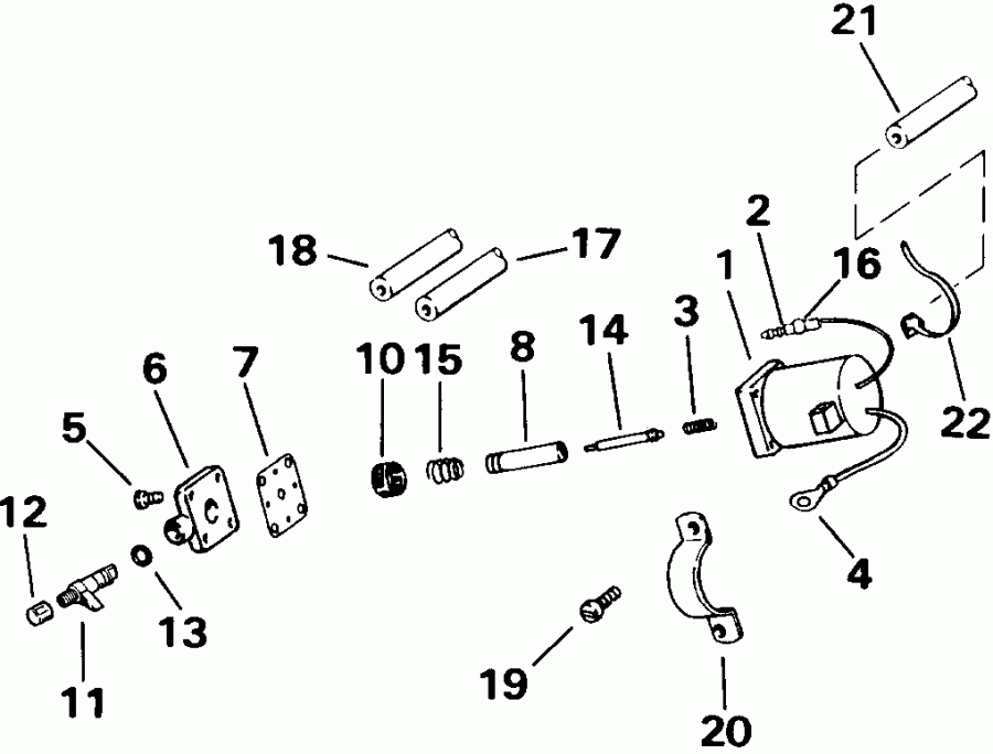  Evinrude E45RCENM 1992  - Electric Start / Electric Start
