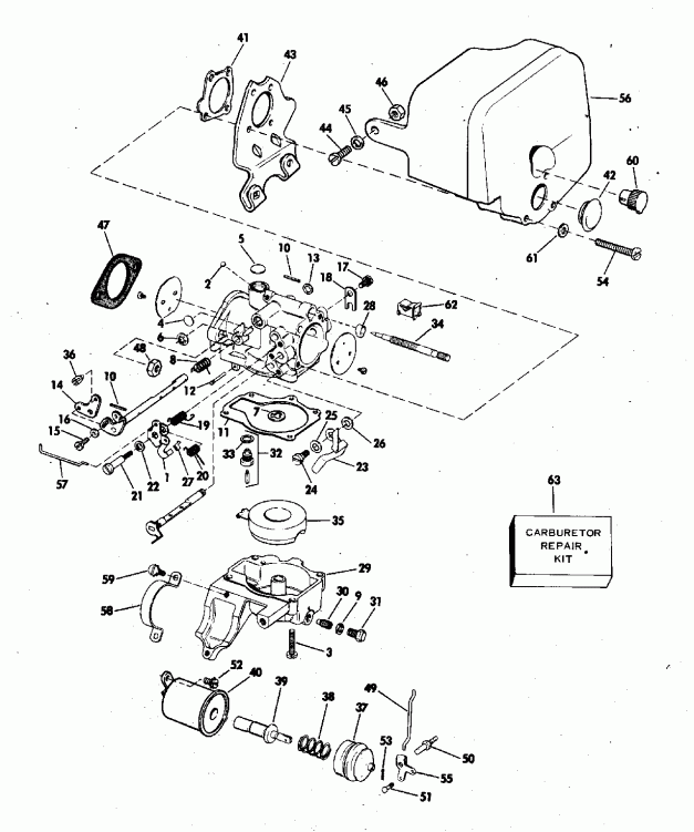 �������� ��������� ����� Evinrude E70TTLEND 1992  - wer Trim/tilt Electrical - wer Trim / tilt ���������